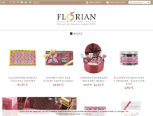 Tablet Screenshot of confiserieflorian.com